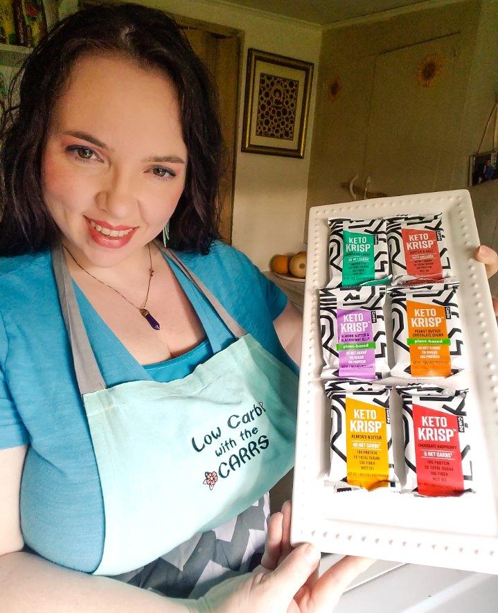 displaying the many keto krisp bar options