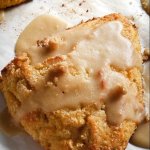 keto maple caramel scones