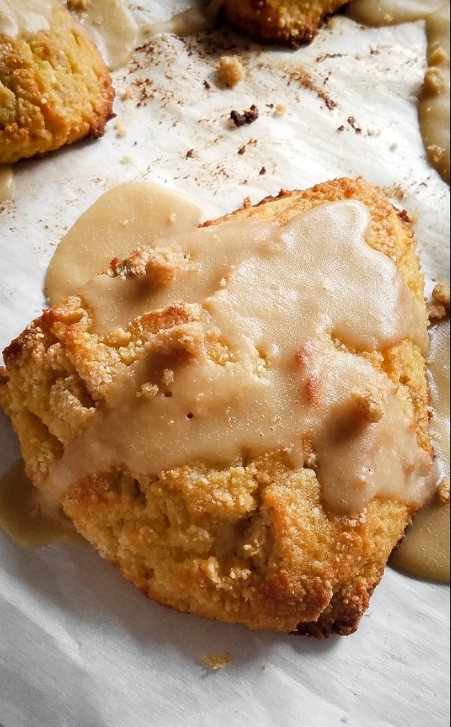 Keto Maple Caramel Scones Recipe (gluten free)
