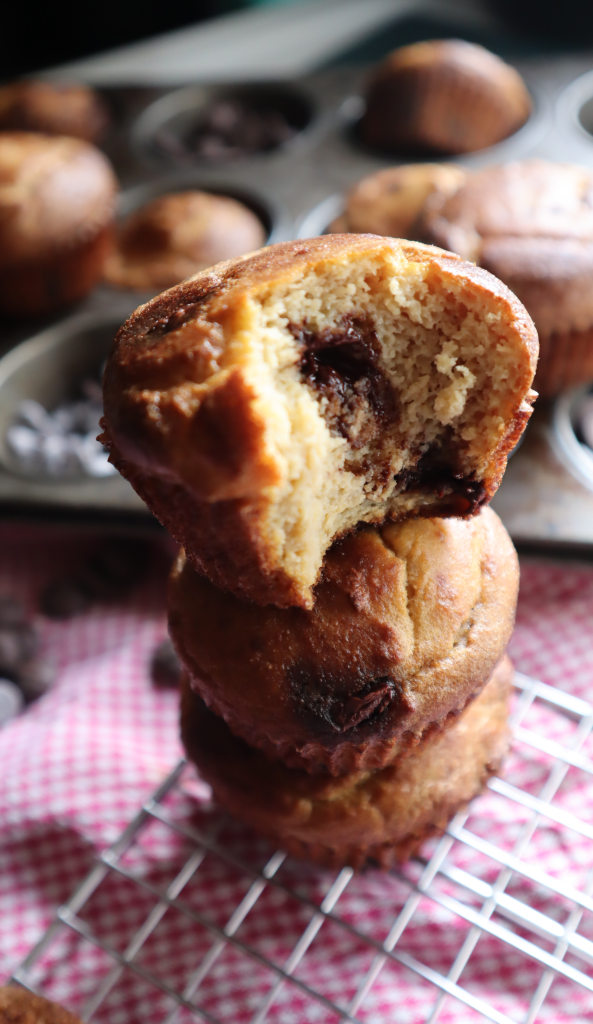 gluten free chocolate chip muffins