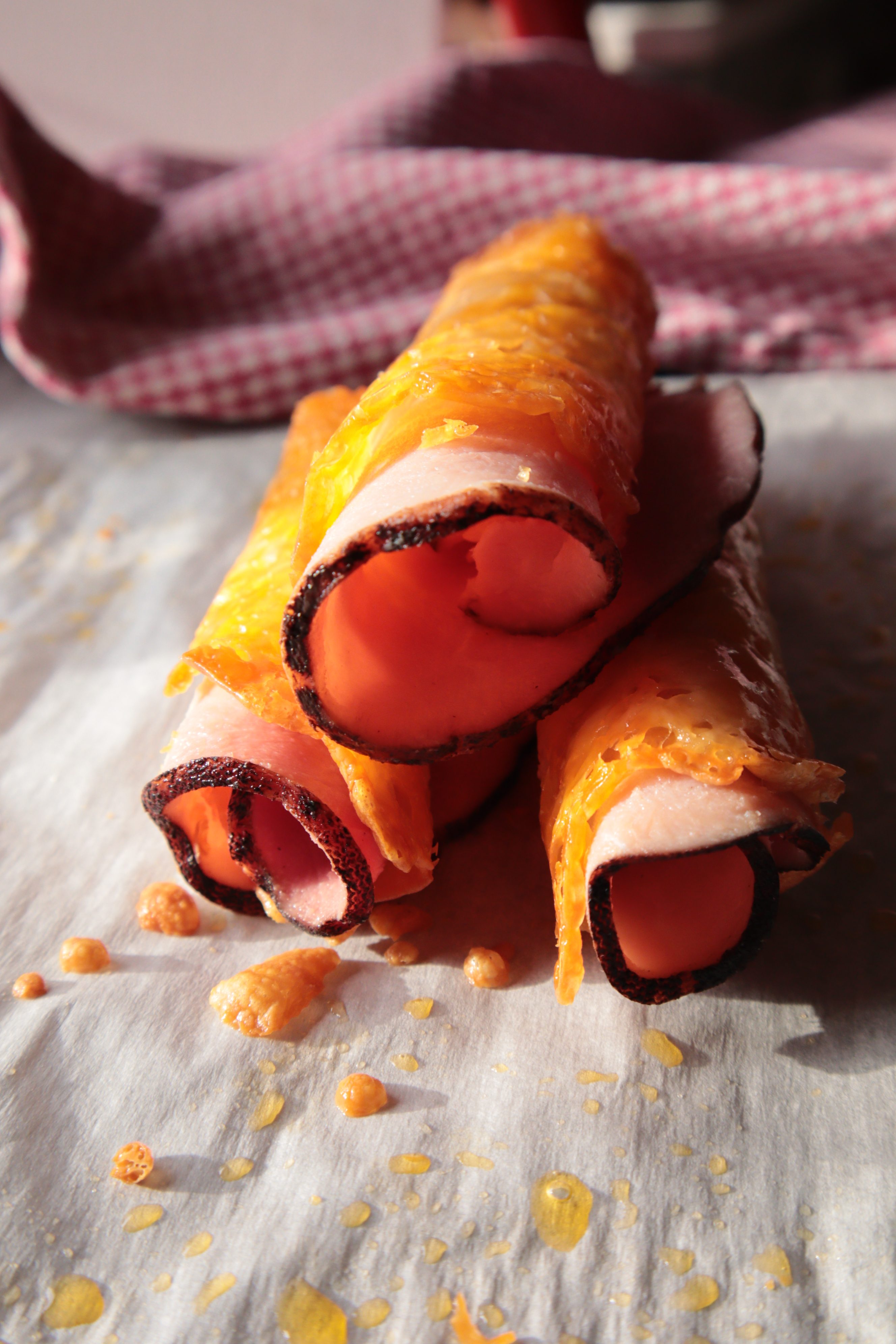 Simple Ham and Cheese Roll Ups Recipe
