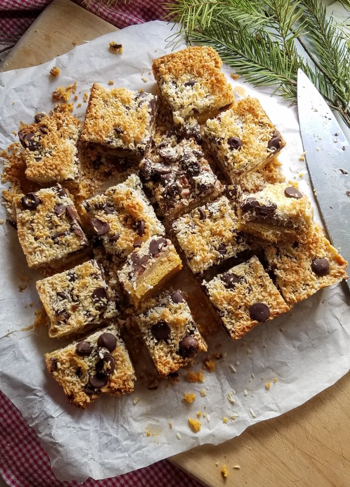 seven layer magic bars keto and dairy free