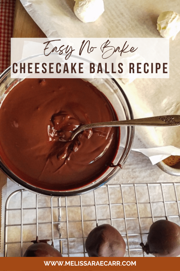 Easy no bake cheesecake balls recipe