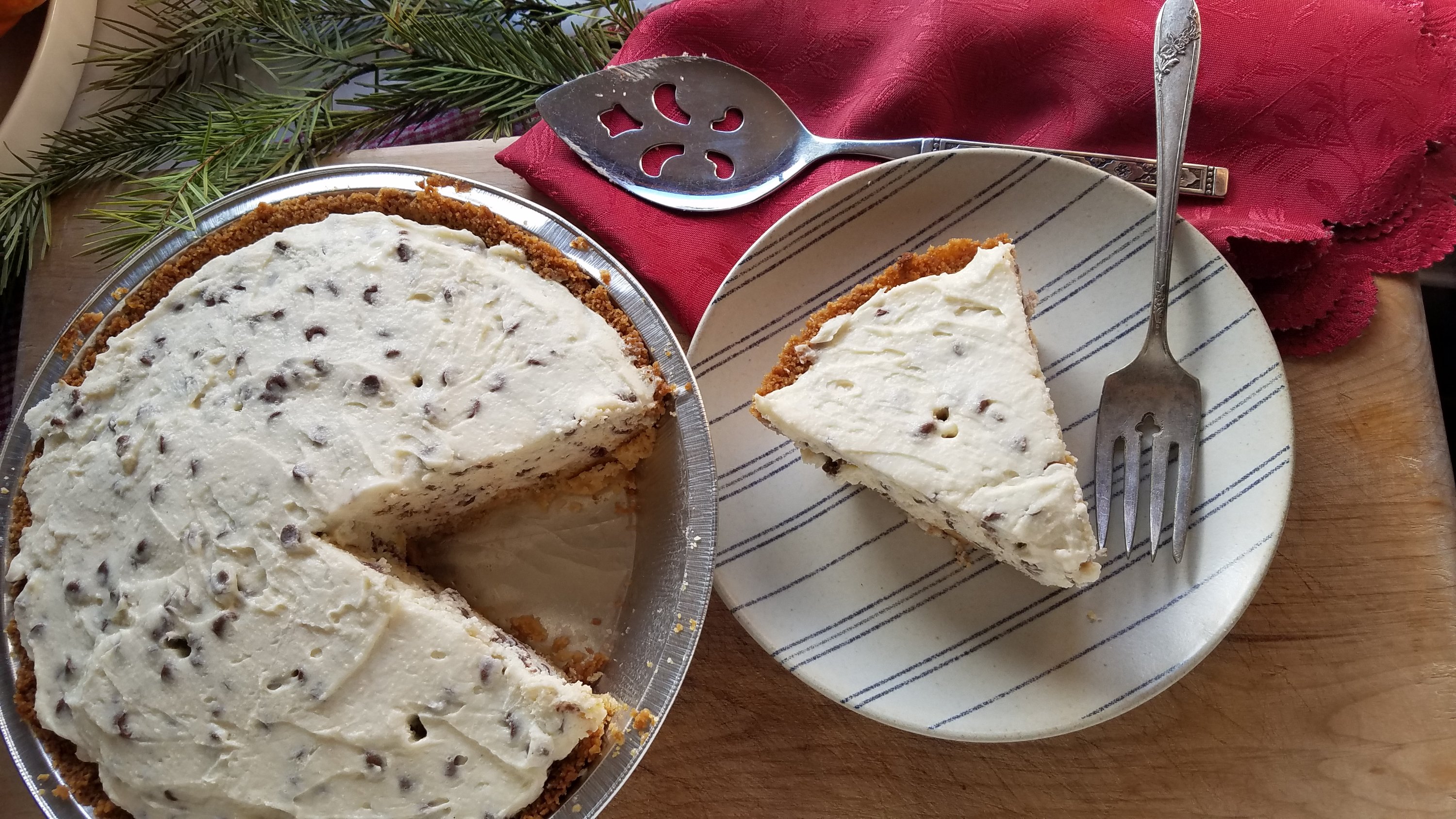 the best no bake cannoli pie