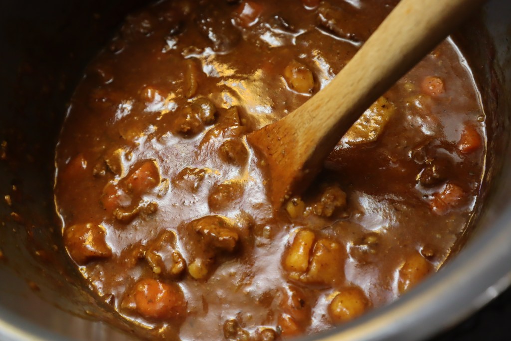 Bear meat stew in instant pot
