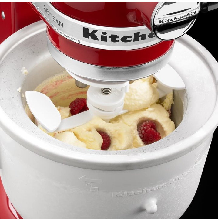 kitchen aid ice cream maker attachment