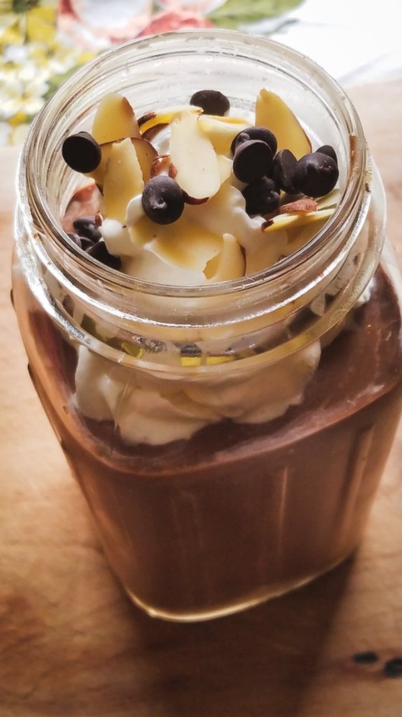 keto chocolate almond mocha protein smoothie
