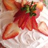 Keto Gluten Free Strawberry Cake.