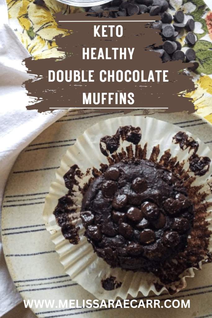 Keto Healthy Double Chocolate Muffins