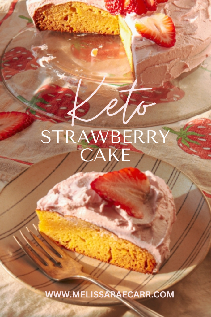keto gluten free strawberry cake
