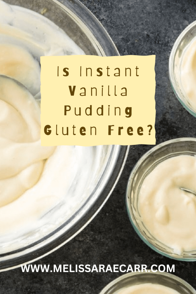 is instant vanilla pudding gluten free