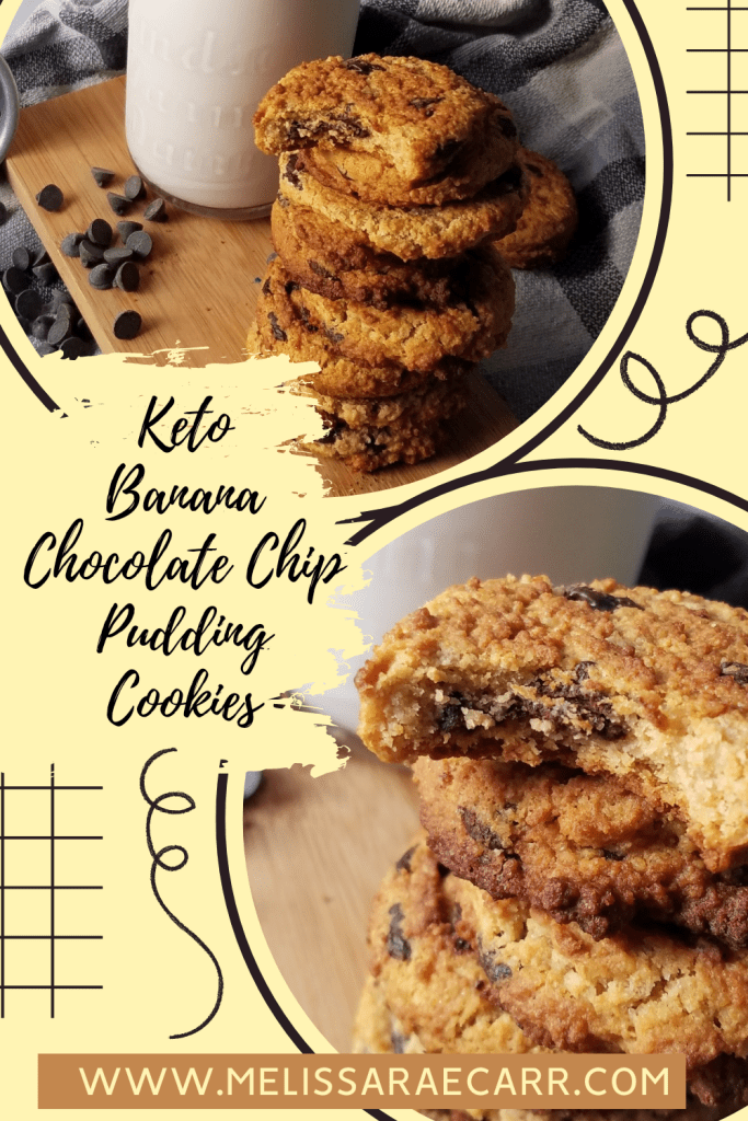 Keto Banana Chocolate Chip Pudding Cookies