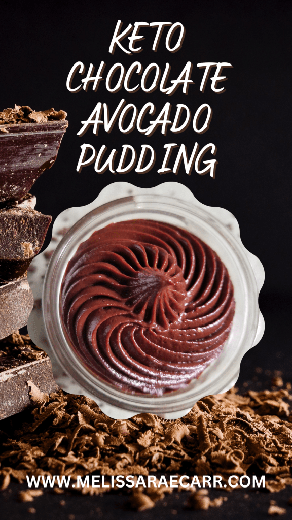 Keto Chocolate avocado pudding