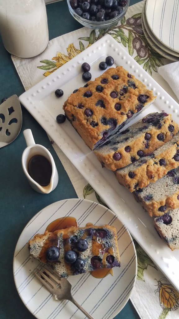 Quick Keto Pancake Bread Recipe with Blueberries