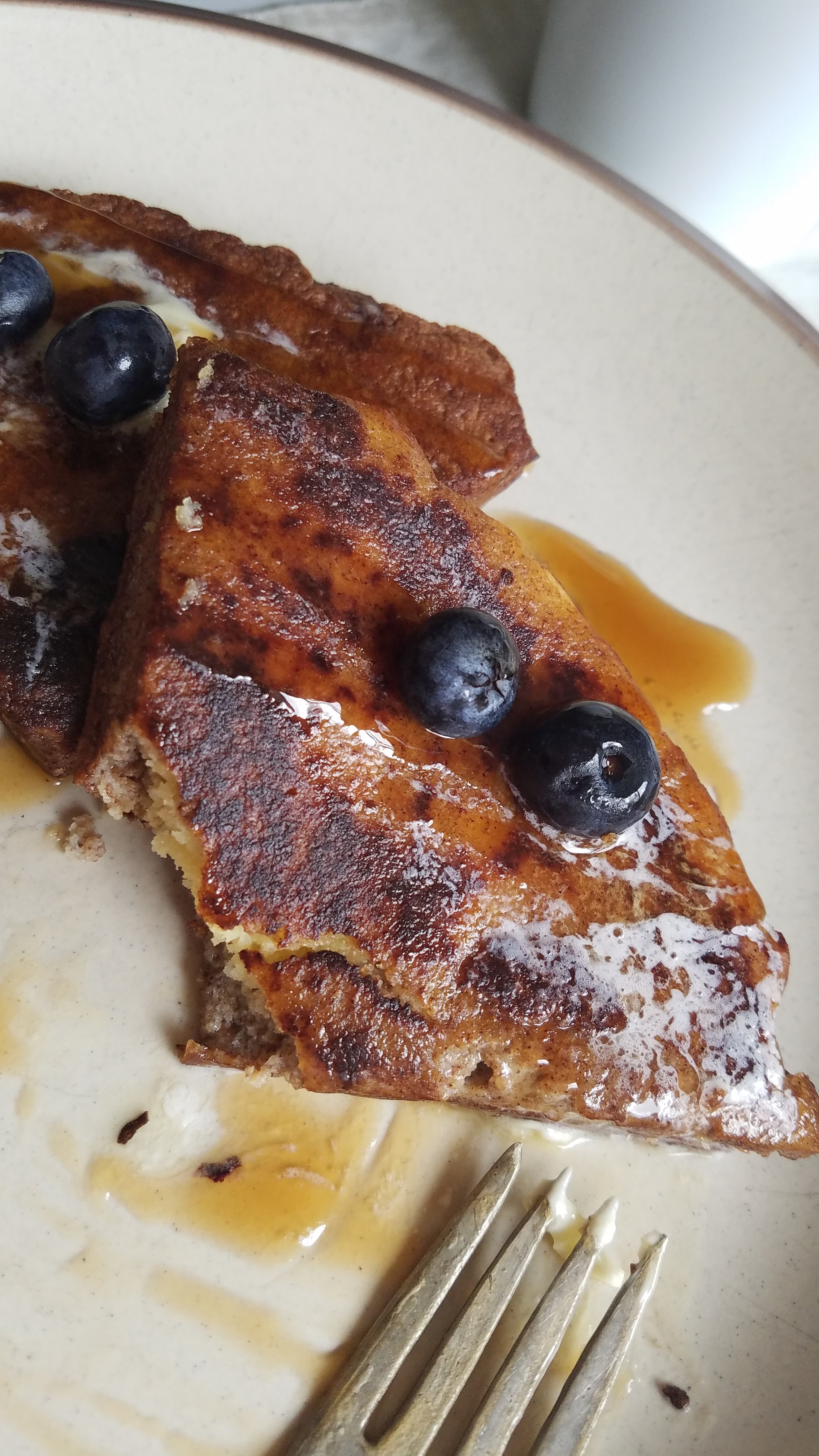 Gluten Free Low Carb Skillet Cake French Toast Recipe