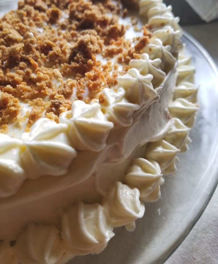 how to freeze low carb carrot cake with frosting