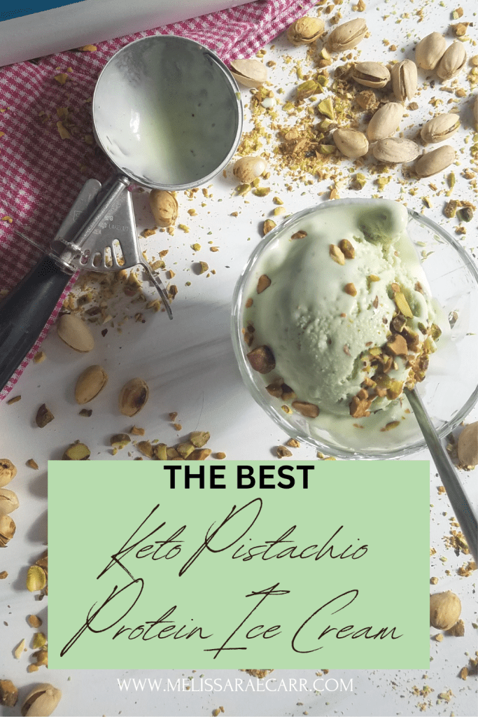 The Best Keto Pistachio Protein Ice Cream Recipe
