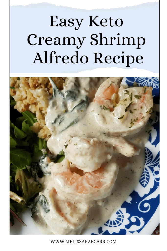 Easy Keto Creamy Shrimp Alfredo Recipe (with garlic)