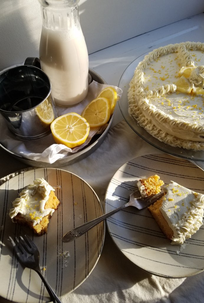The Best Sugar Free Lemon Cake