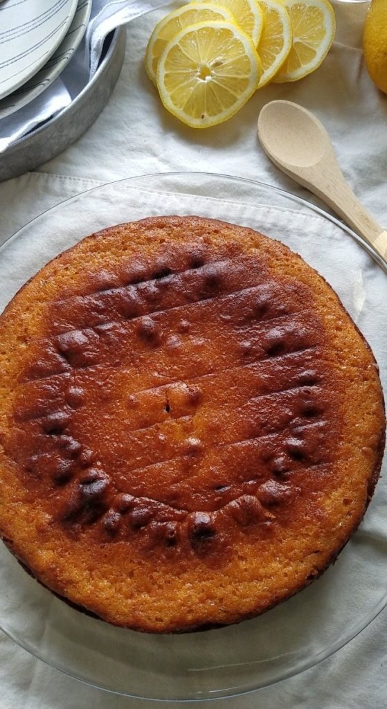 the best sugar free lemon cake unfrosted