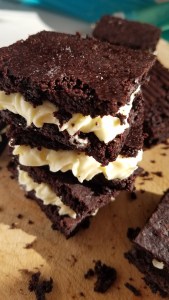 whoopie pies made from my Low Carb Fudge Brownies