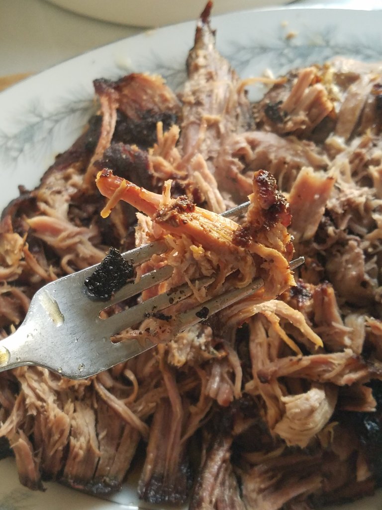 easy pork shoulder roast shredded.