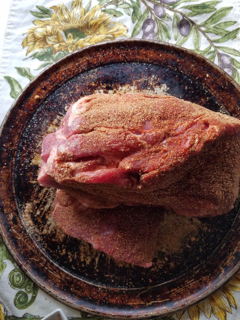 easy pork shoulder roast in the oven.