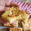 easy low carb almond cheesecake bars missing a bite