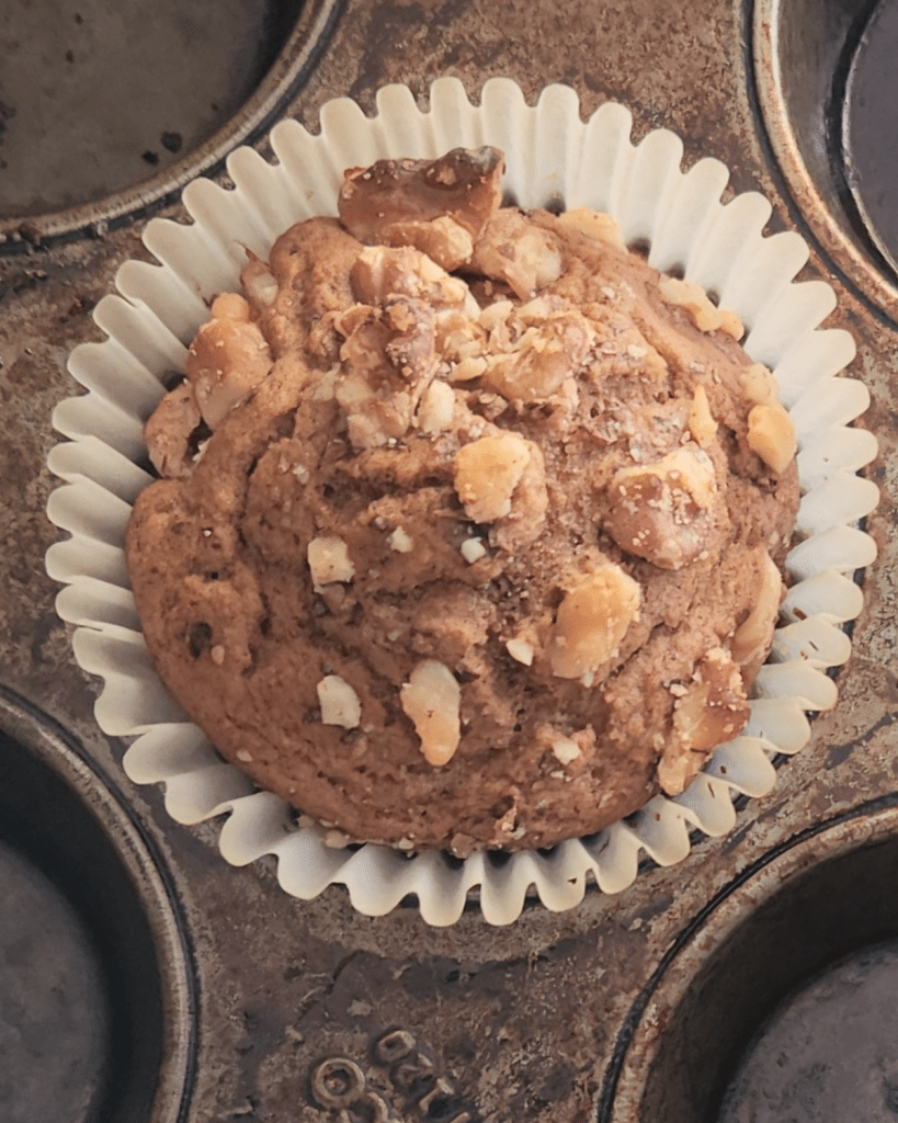 gluten free low carb cinnamon walnut muffins