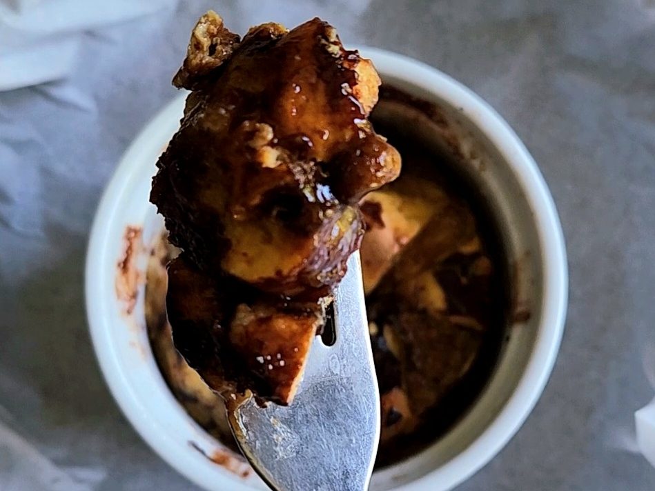 keto high protein chocolate cinnamon roll casserole