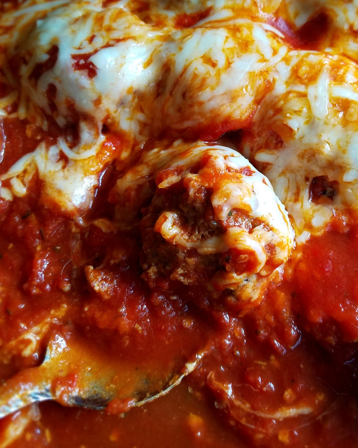 Easy Gluten Free Meatball Parmesan Casserole Recipe