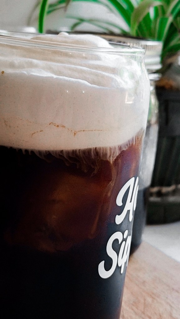 Cold Foam with Coffee Creamer.