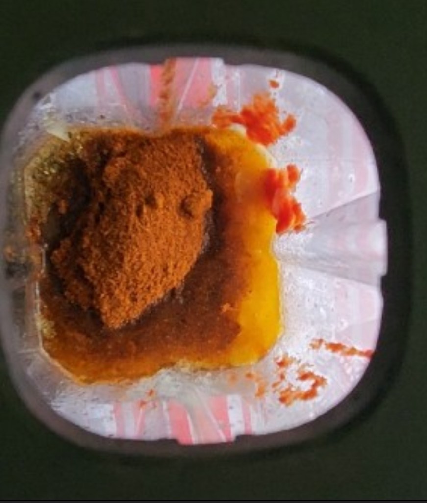 Easy low carb recipe for gluten-free enchilada sauce being put in the blender