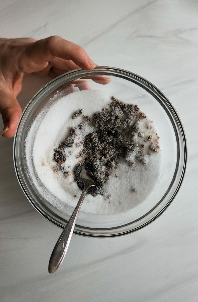 Mixing them molasses into the best sugar-free keto copycat brown sugar recipe.