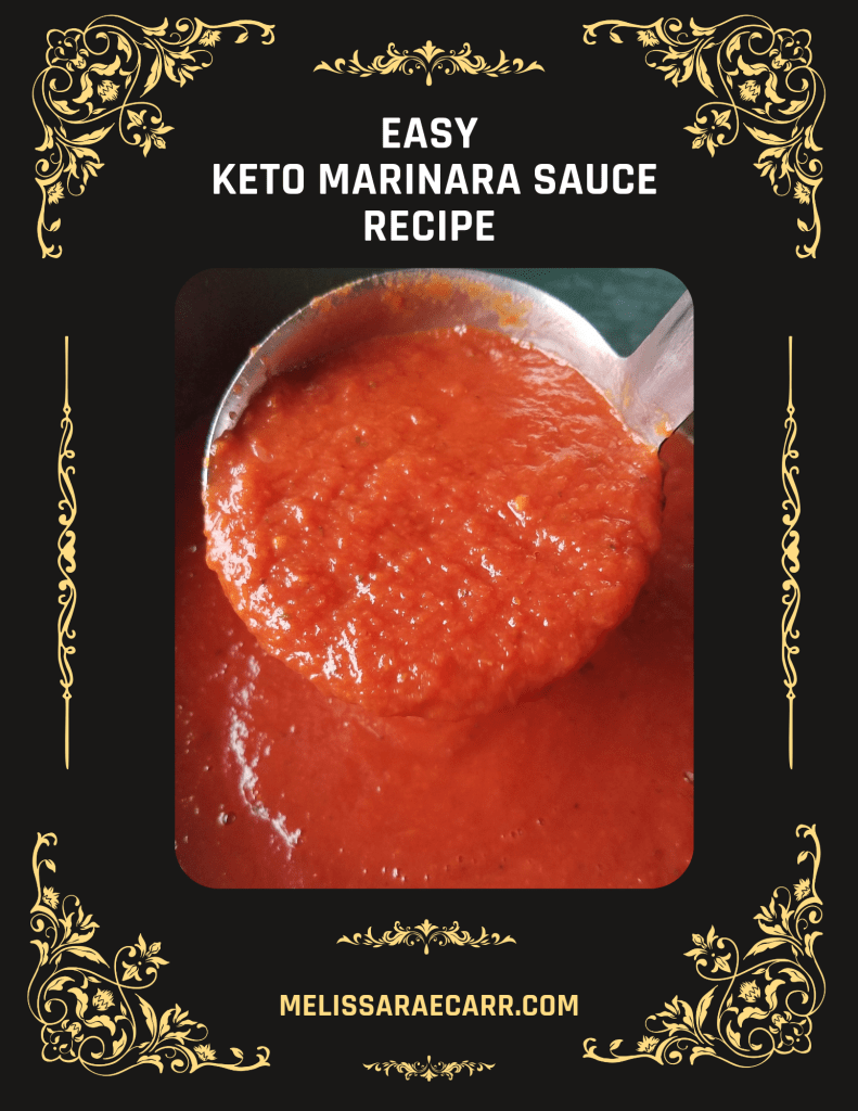 quick and easy keto marinara sauce recipe.