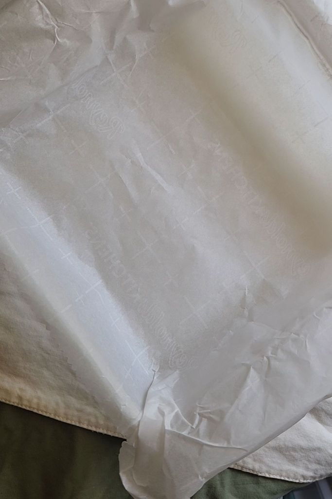 Parchment lined 8x8 pan.