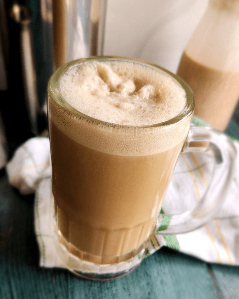 A drink made with the best low carb copycat Baileys Irish Cream.