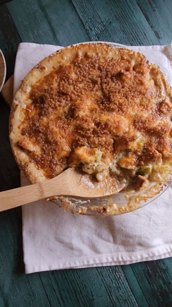 Easy gluten-free chicken Divan casserole recipe.