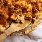 Easy gluten-free chicken Divan casserole recipe.