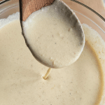 Easy gluten free crockpot ragu Alfredo sauce recipe.