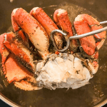 The best ways to prepare cooked Dungeness crab legs.
