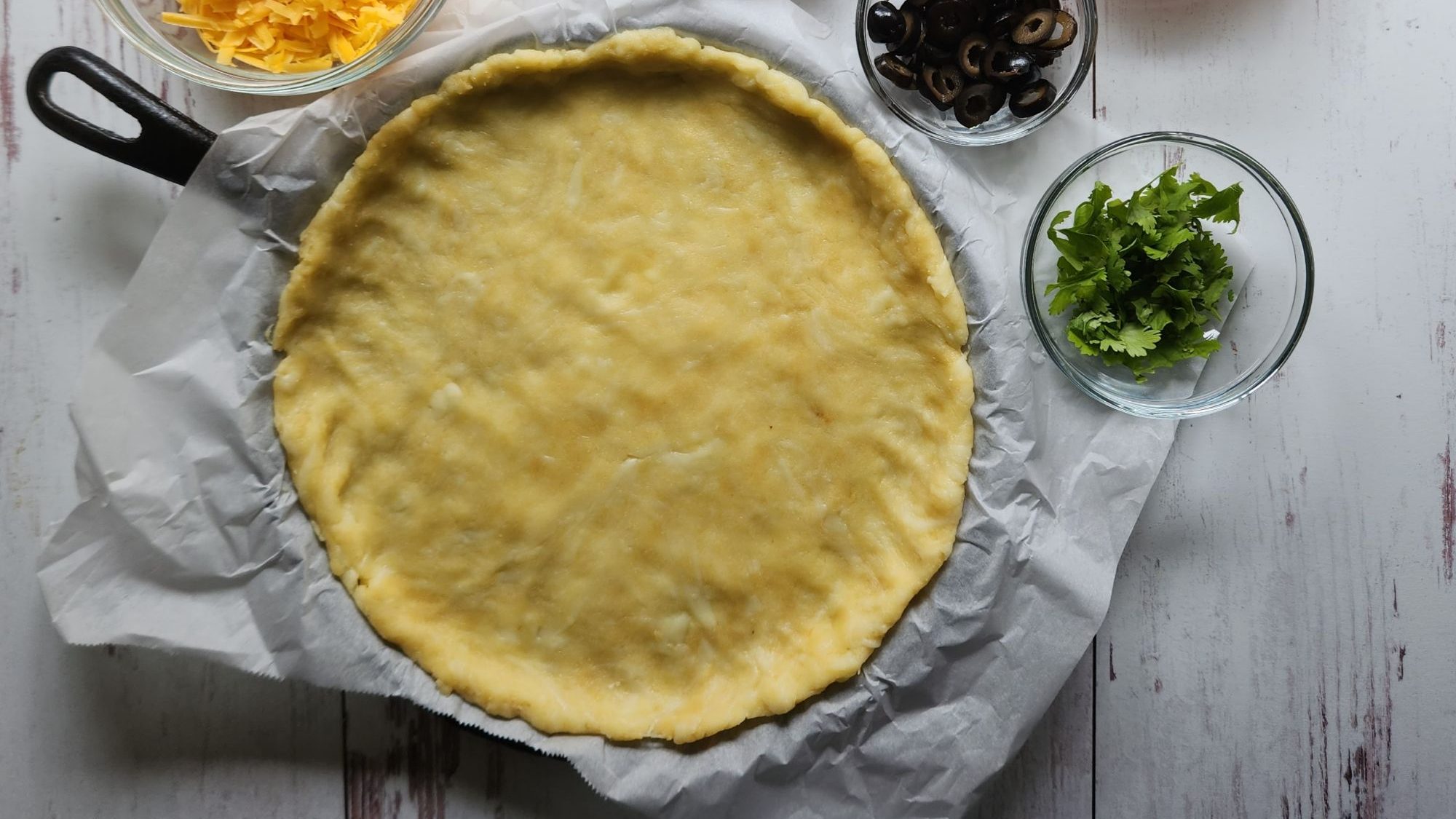 Ingredients needed for Gluten free keto copycat godfathers taco pizza recipe.