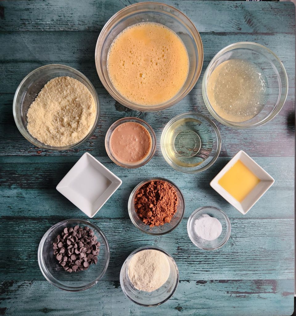 What you need to make gluten-free Bailey's Irish cream chocolate bundt cake.