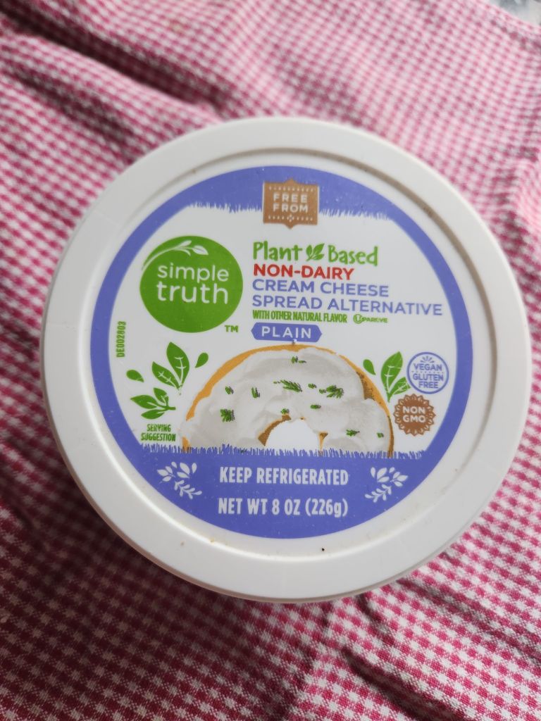 Dairy free cream cheese spread alternative.