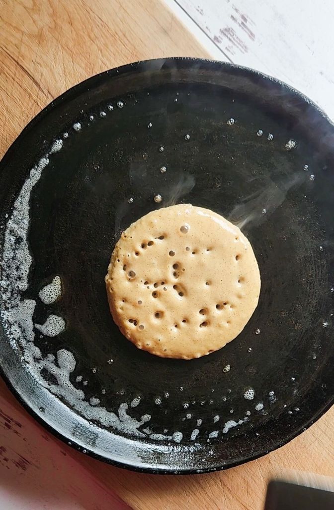 Easy gluten free blender pancakes recipe dairy free.