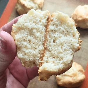 Easy 5 ingredient keto drop biscuits gluten free.