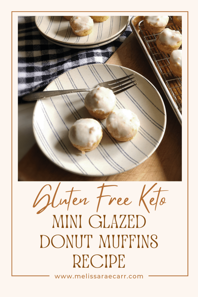 Gluten Free Keto Mini Glazed Donut Muffins Recipe