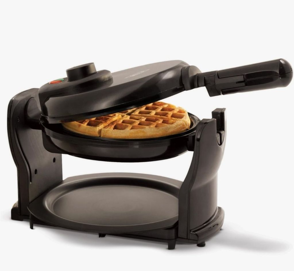 Bella copper non stick waffle maker.