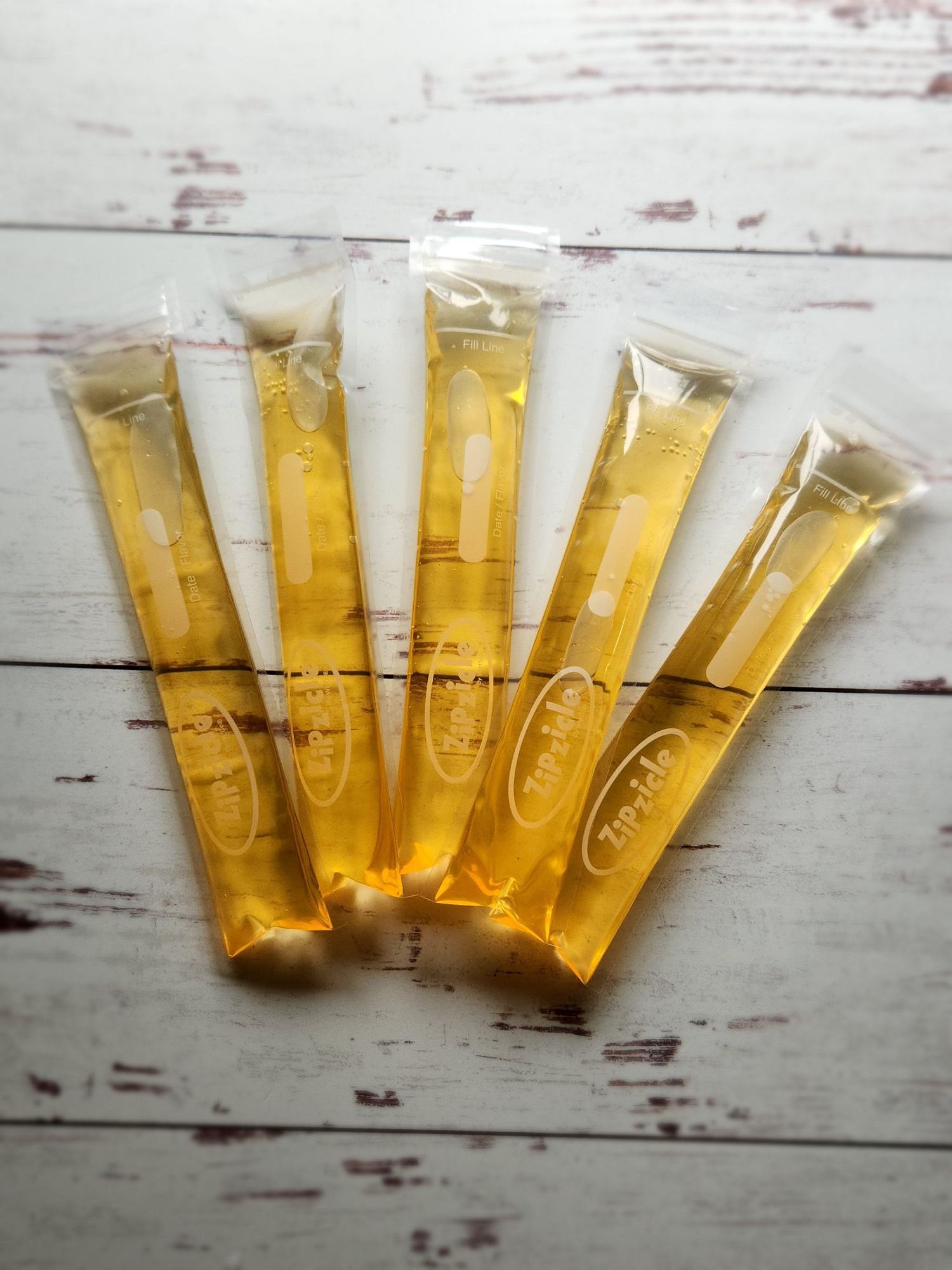 jel Solution important to push pops ready for freezer.