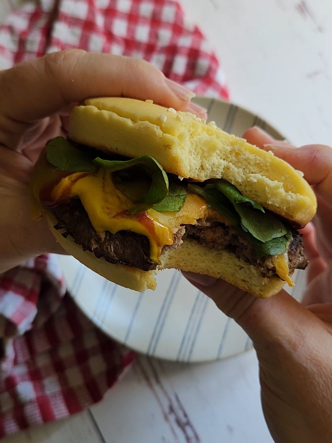 The best ever gluten free soft hamburger buns recipe.